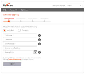 Getting Started with Payoneer How to Create a Payoneer Account: A Step-by-Step Guide